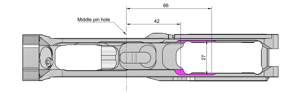 CNC Lateral adjustment of gearbox alignment Retro Arms
