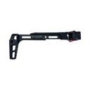 CTM Culata 5" rail CNC TwinFold Adjustable RIS - Negra