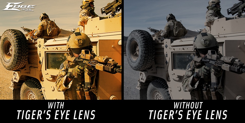 Gafas Balísticas Edge Eyewear Fastlink Tiger’s Eye Vapor Shield – ANSI Z87+ | MCEPS Militar