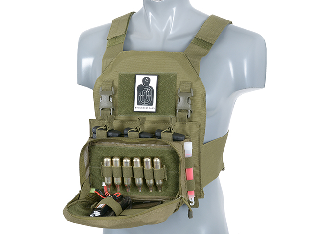 POUCH MOLLE TRIPLE RIFLE MAG/GP POUCH - MC