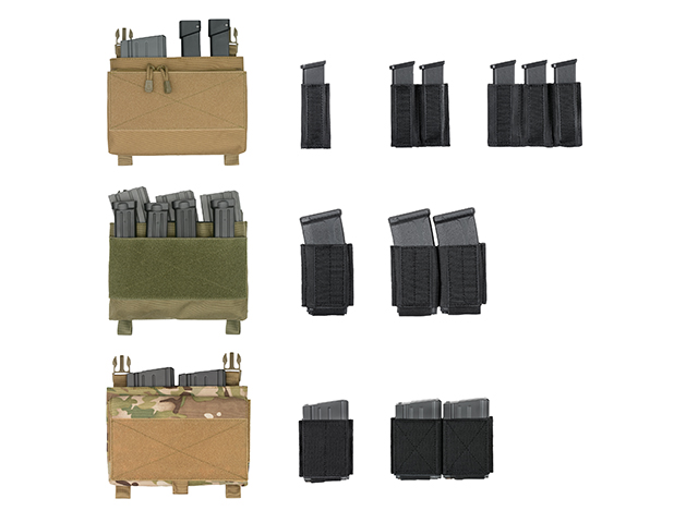 INSERT ELASTICO SIMPLE PARA CARGADORES DE PISTOLA NEGRO