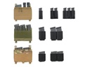 INSERT ELASTICO SIMPLE PARA CARGADORES DE PISTOLA NEGRO
