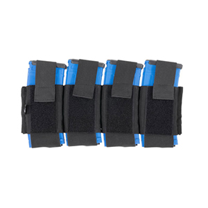 Pouch porta cargadores cuadruple M4 Speedsoft Delta Tactics - Negro