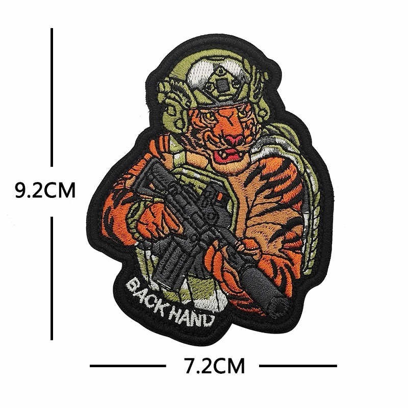 Parche Tactic-Tiger F69 bordado