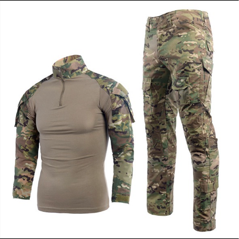 Uniforme Combat B con coderas y rodilleras MC L
