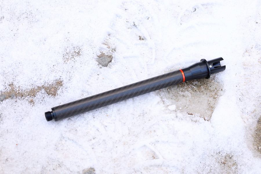 Cañon externo Retro arms 14" CNC 3K-Carbono AR15