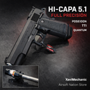 Pistola Hi-Capa 5.1 GBB Tokyo Marui - Negro Full Precisión