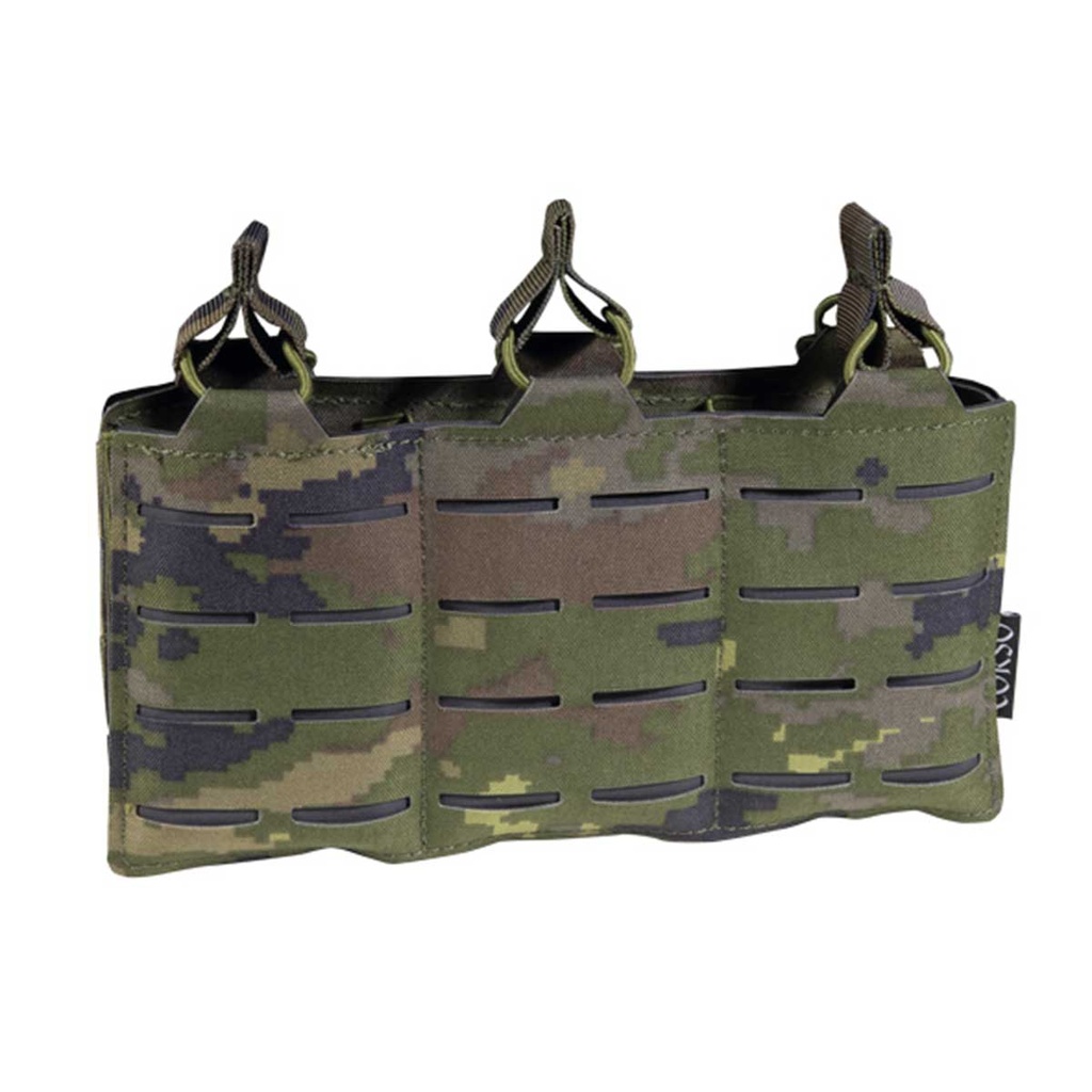 Pouch Corso Triple M4 Dagger MK1 Laser Pixel Boscoso – Portacargadores táctico de acceso rápido