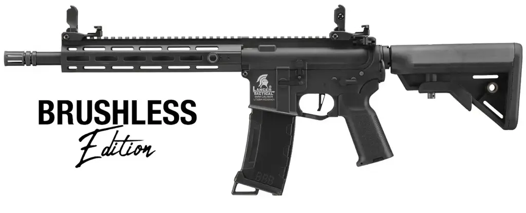 Hellion Black Gen3+ AEG Replica BRUSHLESS Edition ETU Nebula Handguard 10"