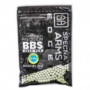 [SPE-16-029333-00] Bolas Bio Tracer Degradable 0.32g Specna Arms EDGE ™ 1000 pcs - Verde
