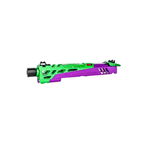[CTM0048-VGR] Corredera de aluminio CNC CTM Flatline Split slide TM Hi-capa 5.1 - Lila/Verde