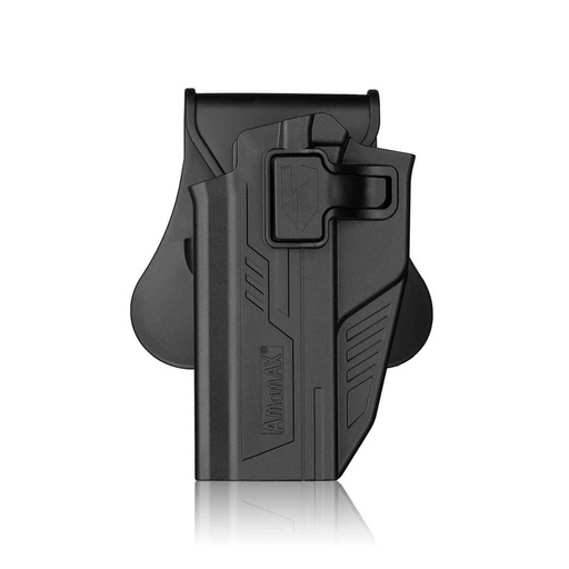 [AM-HCPG2L] Pistolera FUNDA PISTOLA RIGIDA ZURDOS AMOMAX HI-CAPA NEGRA