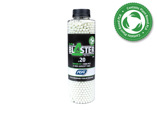 [20181] Bolas Tracer Alpha Blaster PLA 0.20g Verdes 3300 BBs – Máxima visibilidad y precisión
