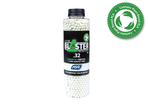 [20185] Bolas Tracer Alpha Blaster PLA 0.32g Verdes 3300 BBs – Máxima precisión y estabilidad