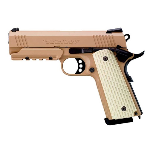 [TM142368] Tokyo Marui Desert Warrior 4.3 Tan – Pistola gas GBB airsoft 1911 táctica