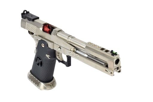 [PG42201] Pistola GBB AW Custom HX2201 IPSC Split Plata – Gas y CO₂