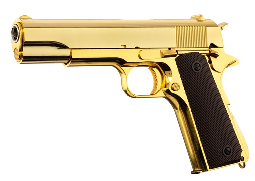 [PG1121O] Pistola GBB Golden Eagle 1911 Dorado – Gas