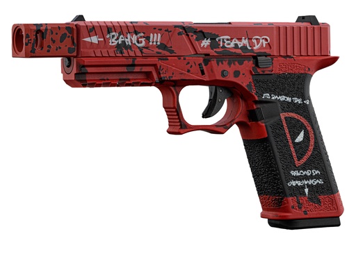 [PG41108] Pistola GBB AW Custom VX7302 DP Rojo y Negro – Gas