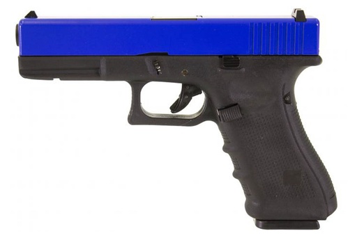 [PG3149] Pistola GBB Raven EU7 Negro/Azul – Gas (compatible con CO₂)