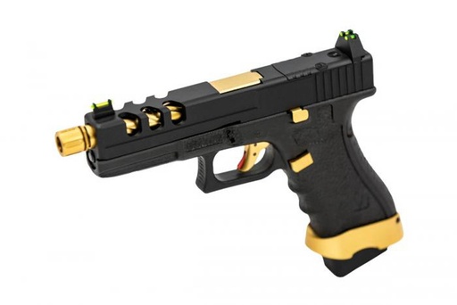 [PG3145] Pistola GBB Vorsk EU7 Tactical Dorado match – Gas (compatible con CO₂)