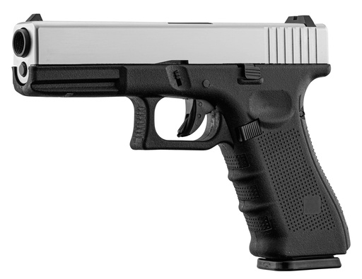 [PG3117] Pistola GBB Raven EU7 Negro/Plata – Gas (compatible con CO₂)