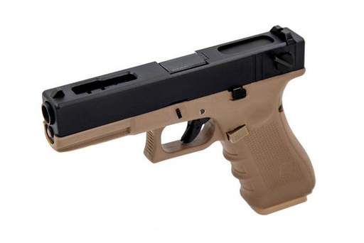 [PG3110] Pistola GBB Raven EU8 Tan y Negro – Gas (compatible con CO₂)